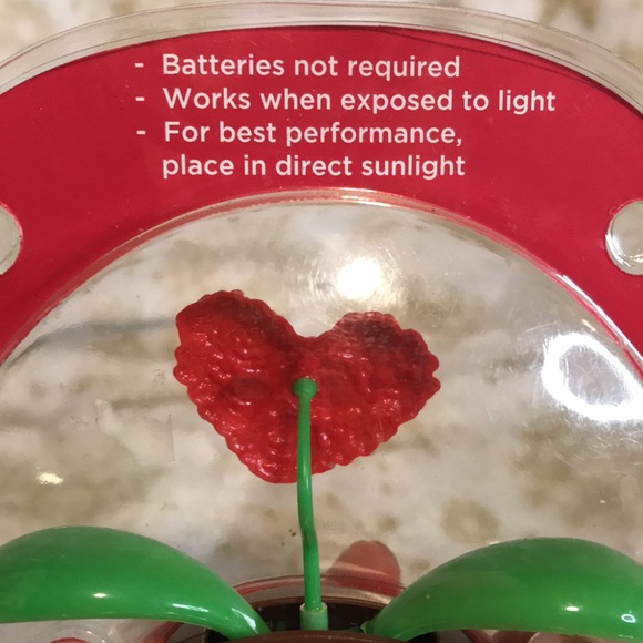 VALENTINES GIFT SOLAR HEART FLOWER - Picture 4 of 5